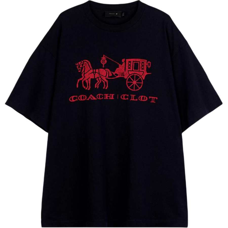 COACH x CLOT SS26 Drop Shoulder Sleeve T Shirt Women's