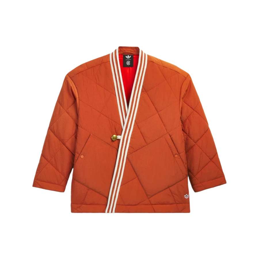Adidas Originals x x Clot wrap quilted jacket
