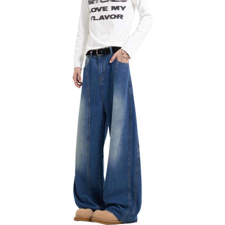 Jeep Jeans Unisex Blue Moderate Scimitar Pants