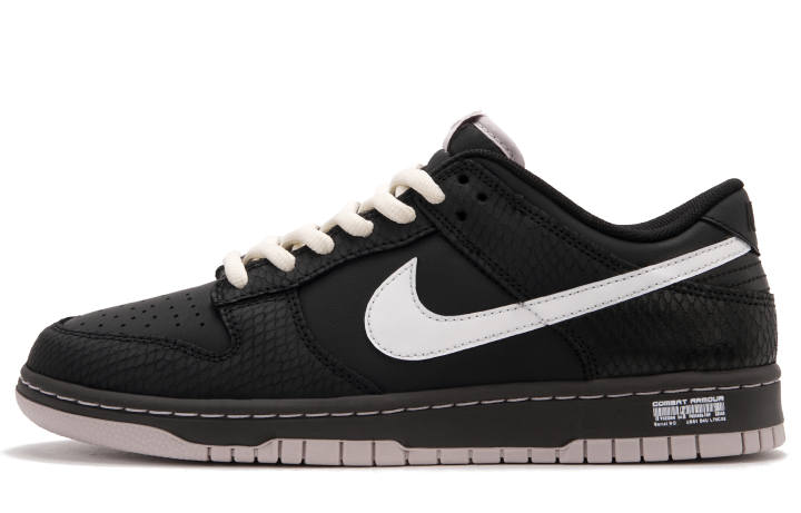 Nike Nike Dunk Low SE Medium Ash Crisscross, Soul Craft Low top Skateboard Shoes Unisex Black White