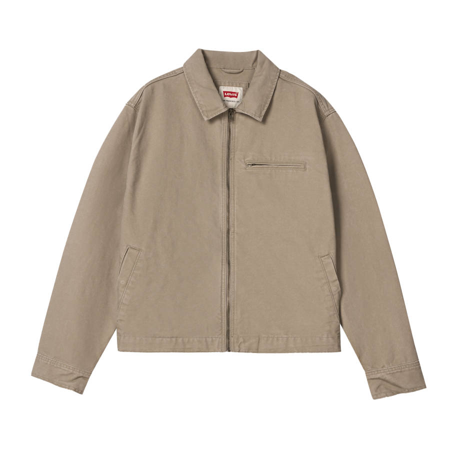 Levis Levis Jackets Unisex Khaki Lapel Moderate Workwear