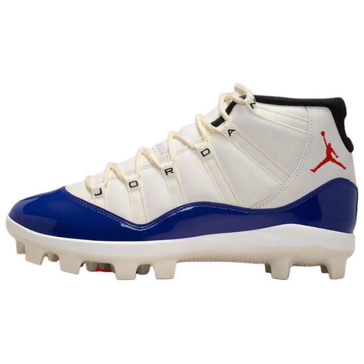 Jordan Jordan Air Jordan 11 Baseball Shoes Men's White Blue