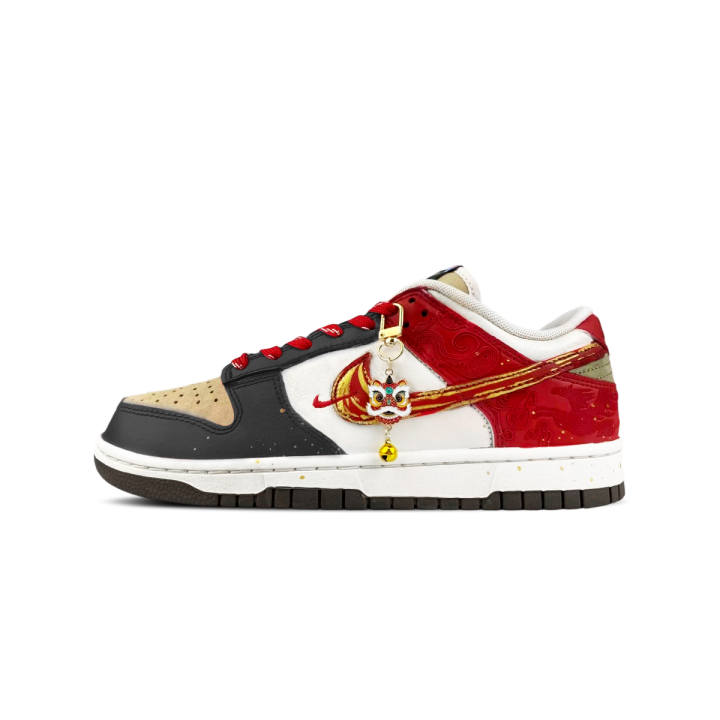 Nike Nike Dunk Low top Skateboard Shoes Men's Red White