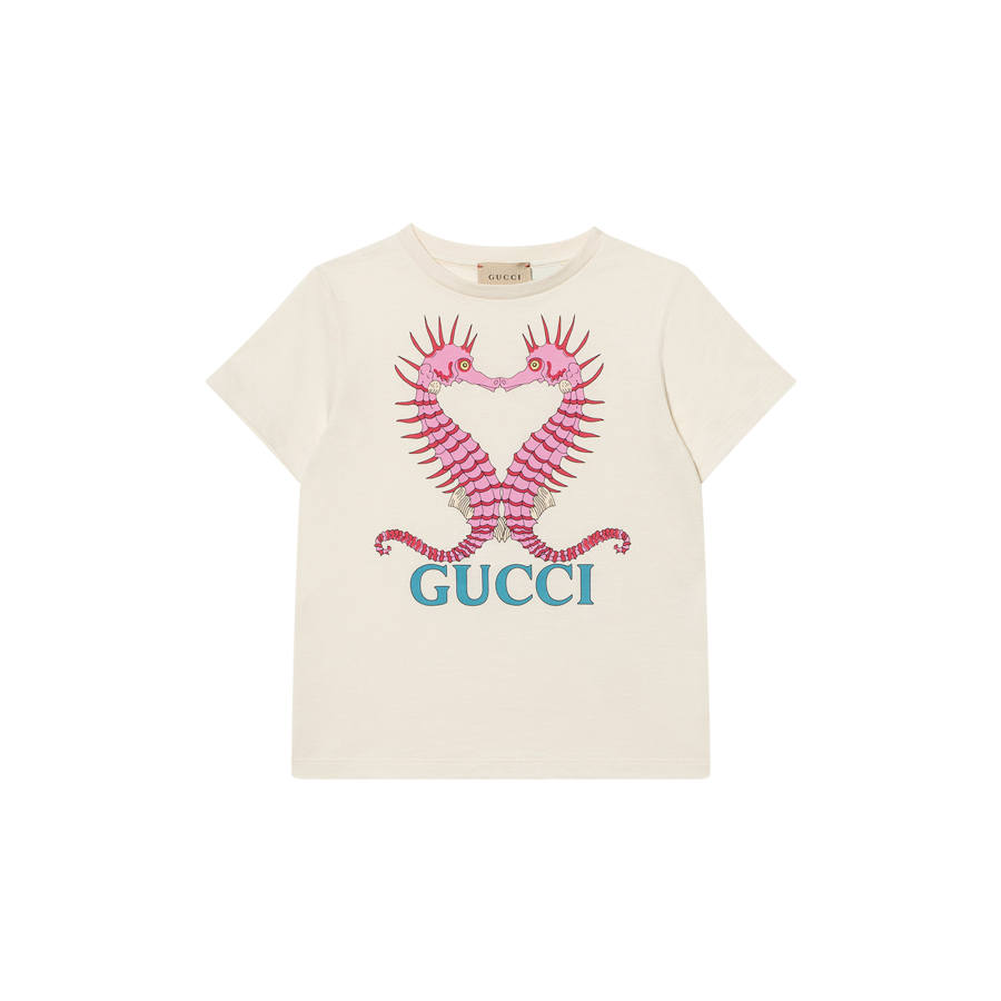 GUCCI Kids T Shirts Crew Neck Moderate