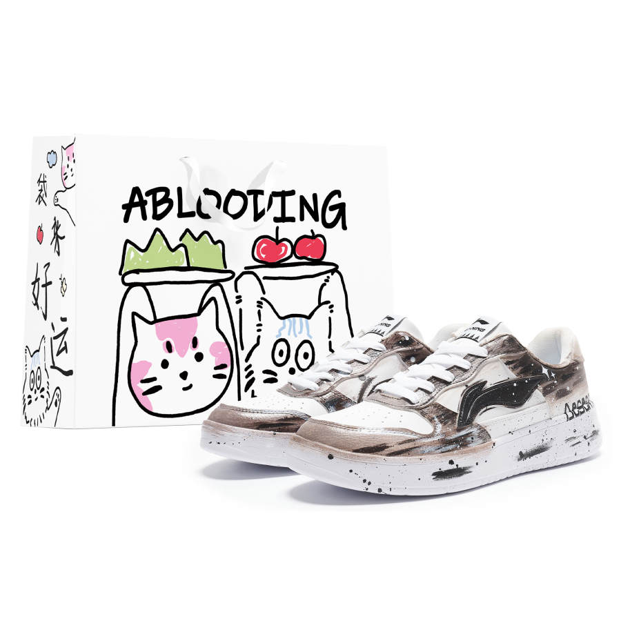 Li-Ning Li Ning Floating Boat Low top Skateboard Shoes Men's Blue White