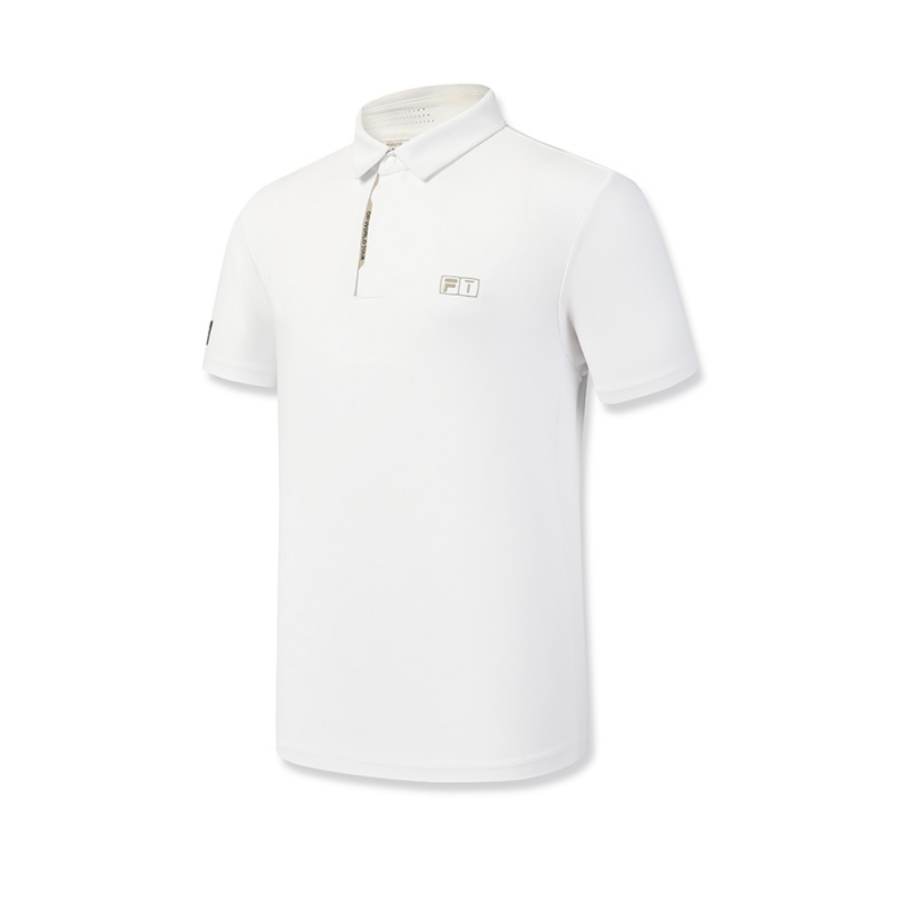 FILA Golf Polo Shirt Men's Jade White