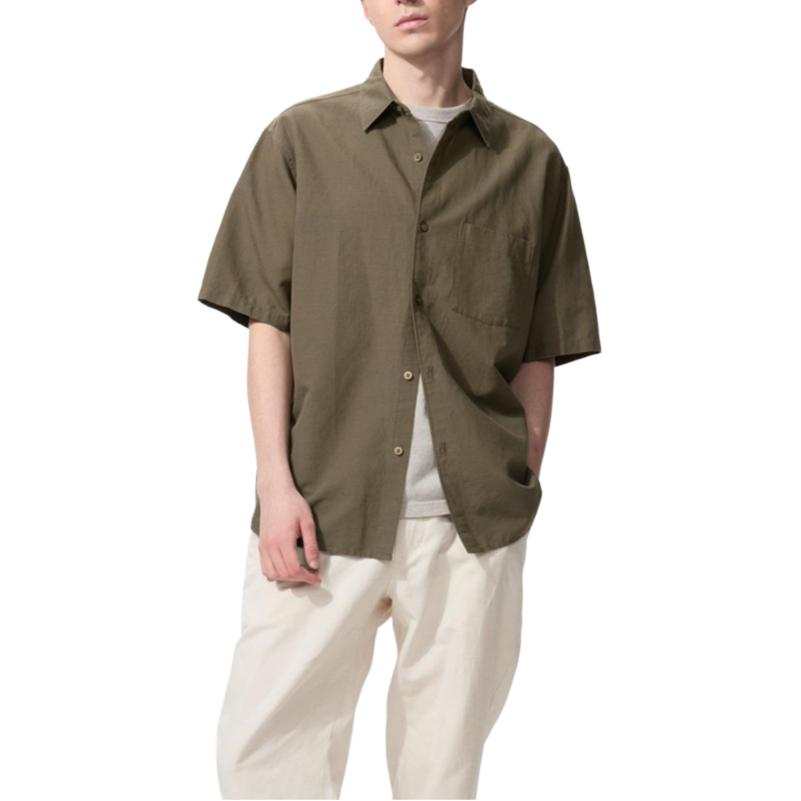 UNIQLO SS26 Shirts Unisex Chestnut Moderate