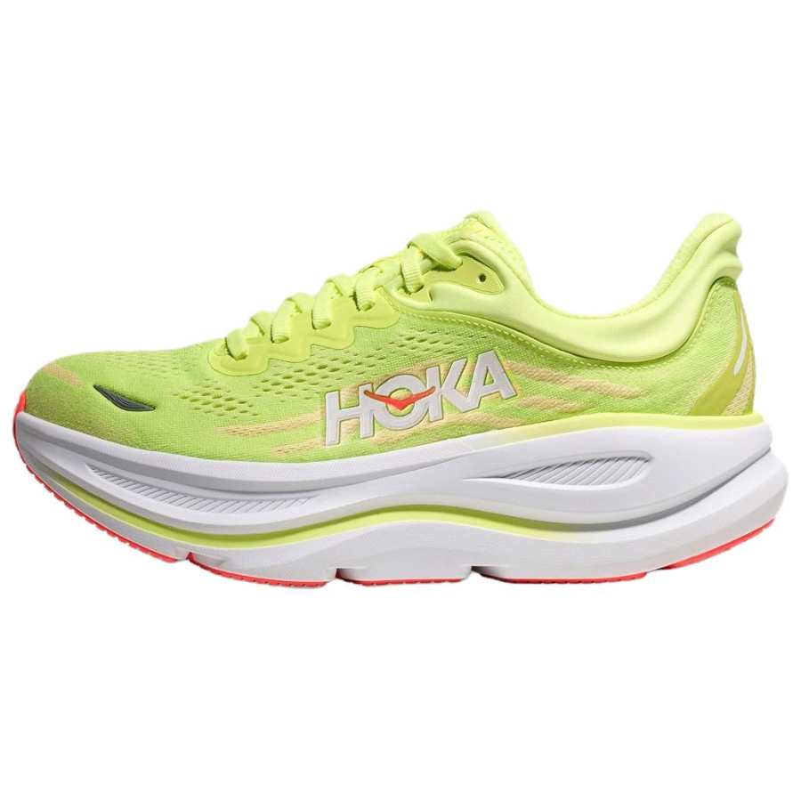 HOKA ONE ONE Bondi 9 Low top Running Shoes Women's Bright Green