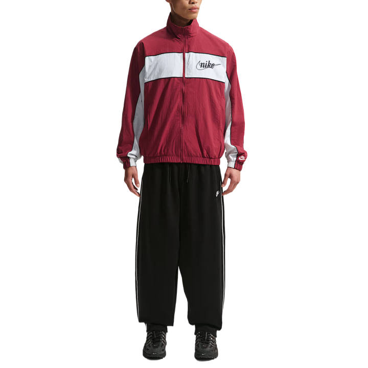 Nike Nike Club Jackets Men's Team Dark Red/Sail White/Sail White Stand Collar Moderate Other