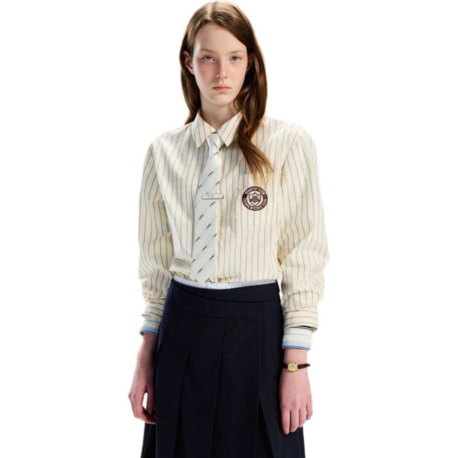 Teenie Weenie Shirts Women's Lapel Moderate