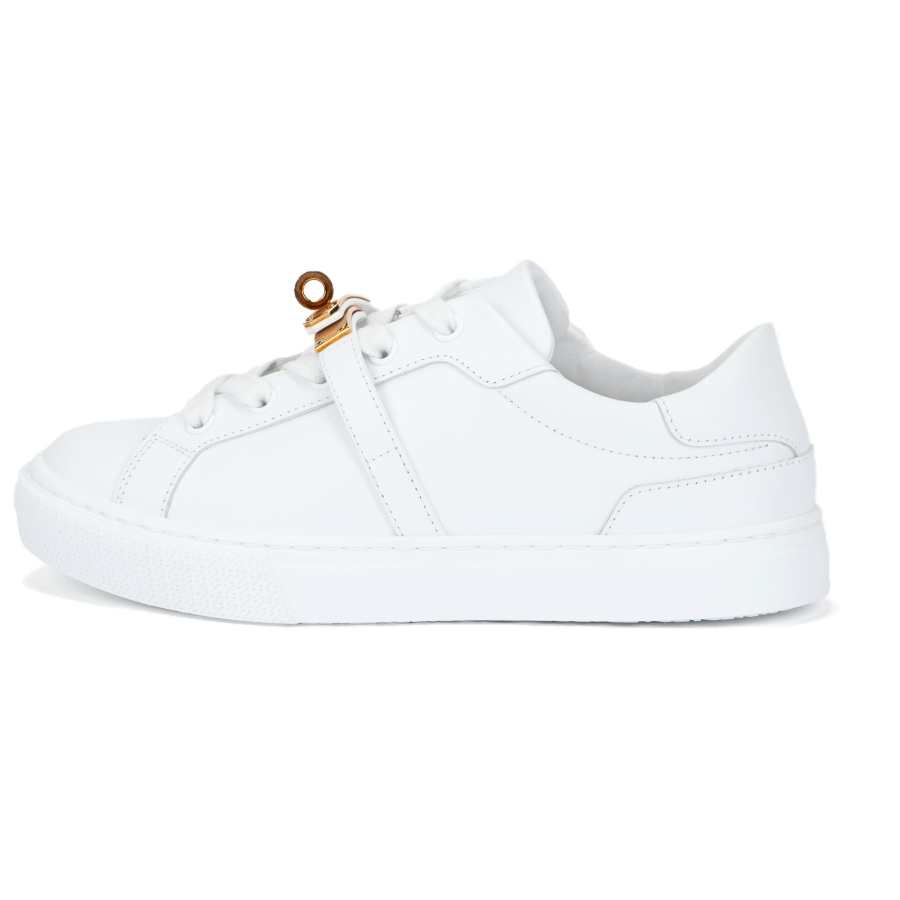 HERMES Day Casual Low top Stylish Skateboarding Shoes Women's White