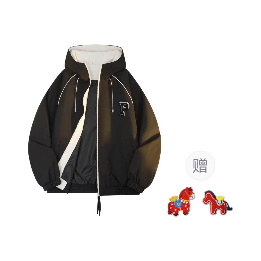 PAUL COSTELLOE Jackets Unisex Hooded Moderate Workwear
