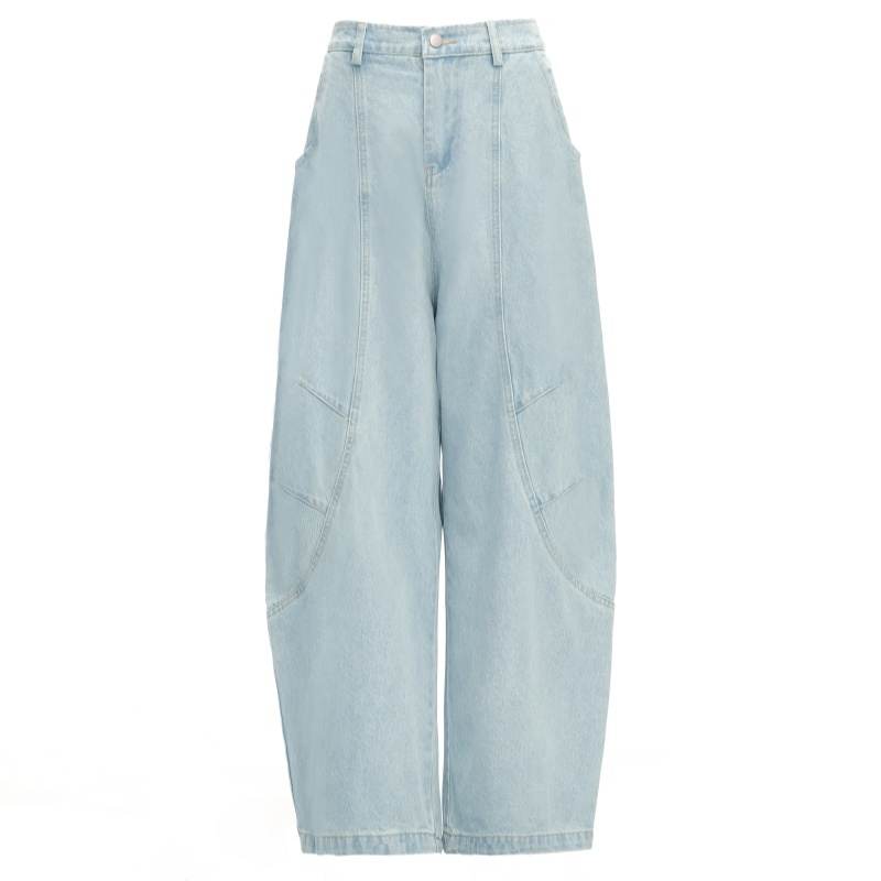 Cotton Gene Jeans Women's Moderate Wide Leg Pants