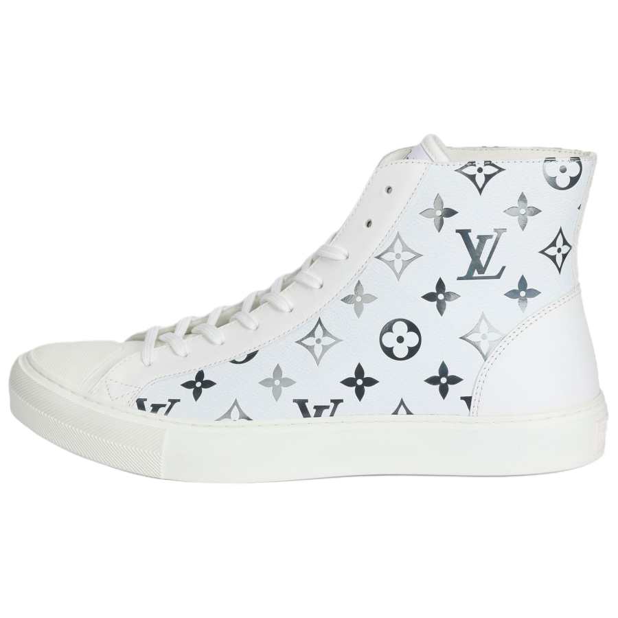 LOUIS VUITTON Tattoo Ankle Sneakers 'White With Colorful Monogram'