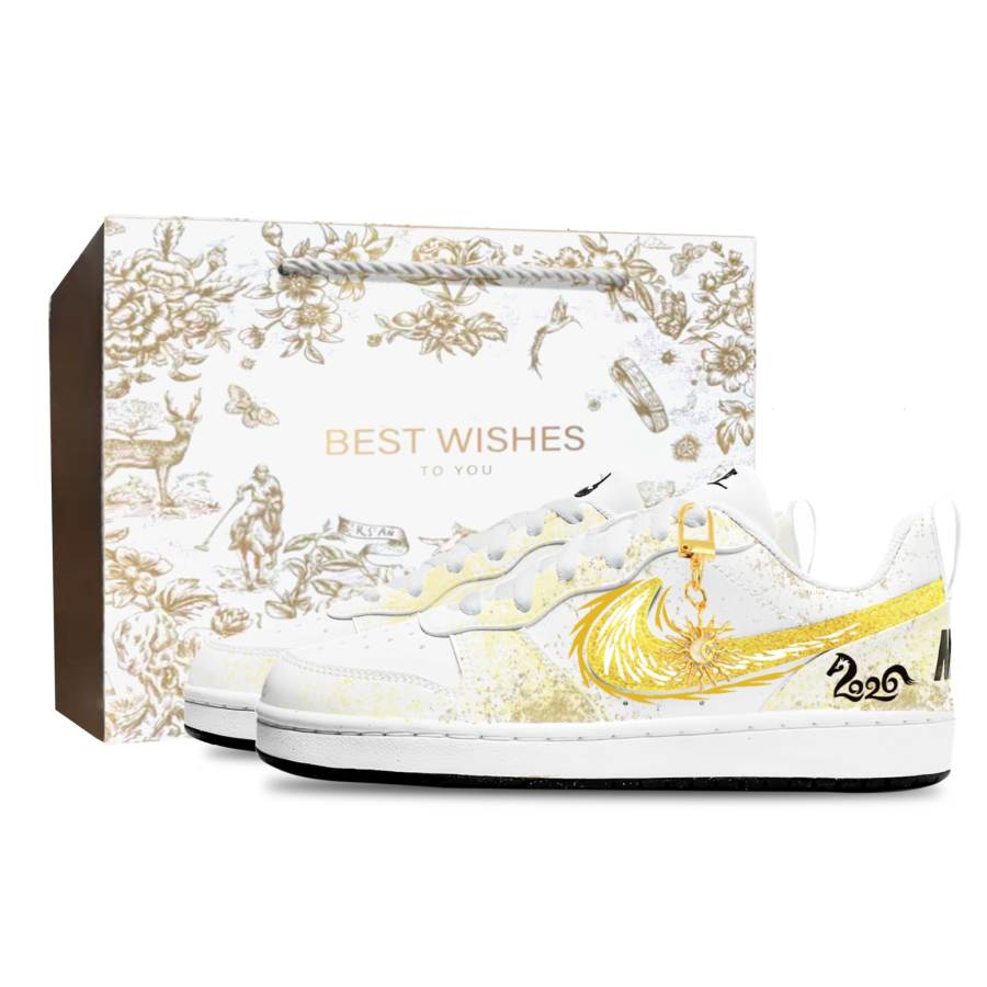 Nike Nike Court Borough Abrasion Resistant Breathable Low top Kids' Skateboarding Shoes Unisex