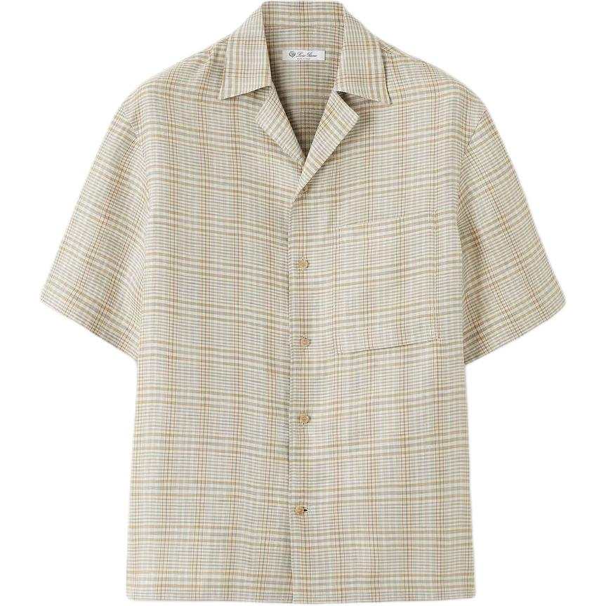 Loro Piana SS26 Shirt Men's Mustard Green