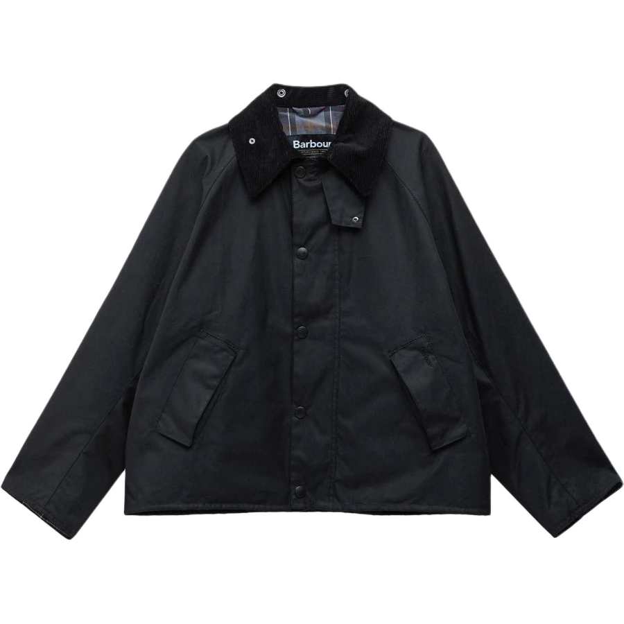 BARBOUR BARBOUR Jackets Men's Black Lapel Moderate