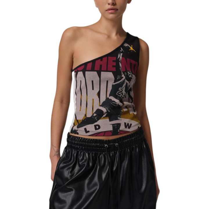Jordan Jordan Flt Tank Tops Women's Multicolor Moderate Asymmetrical Shoulder
