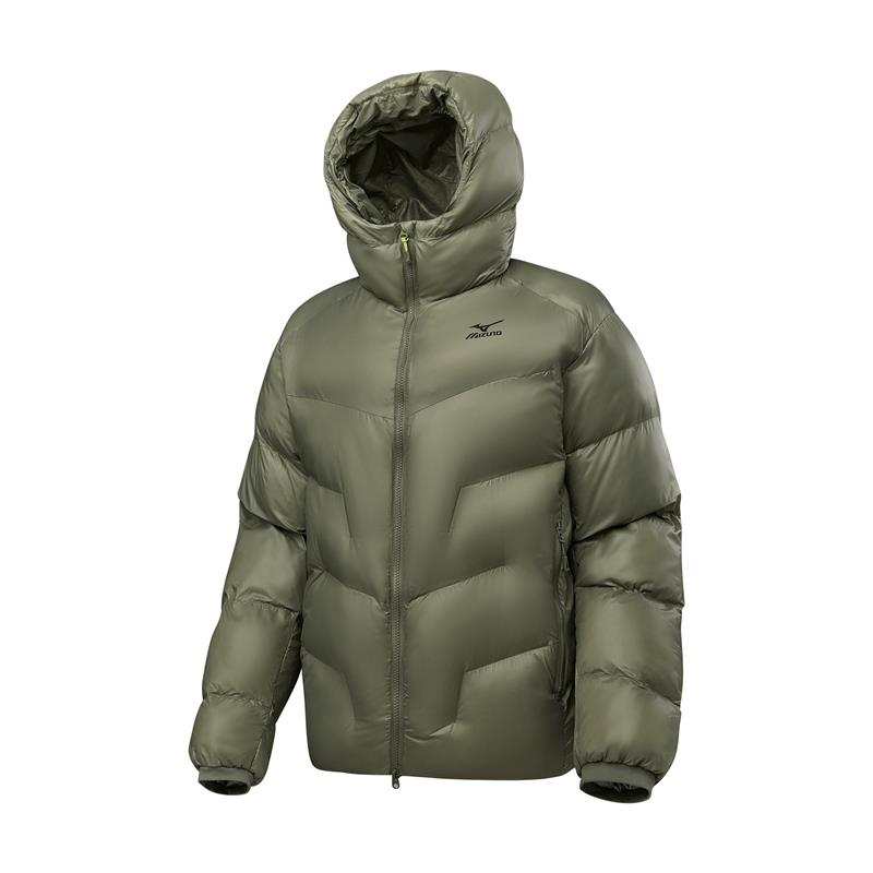 Mizuno Mizuno Puffer Jackets Unisex Hooded Thickened Padded Puffer Jacket