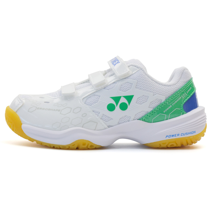 YONEX Power Cushion Low top Kids' Training Shoes White Green Kids'