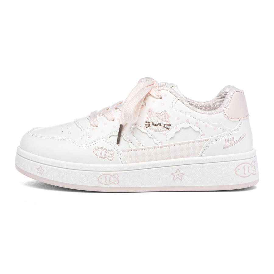 Warrior Synthetic Leather Cushioning Abrasion Resistant Slip Resistant Low top Skateboard Shoes Women's