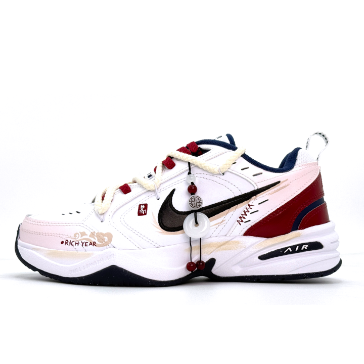 Nike Nike Air Monarch 4 Horse Year Prosperity Leather Abrasion Resistant Abrasion Resistant Low top Chunky Sneakers Unisex