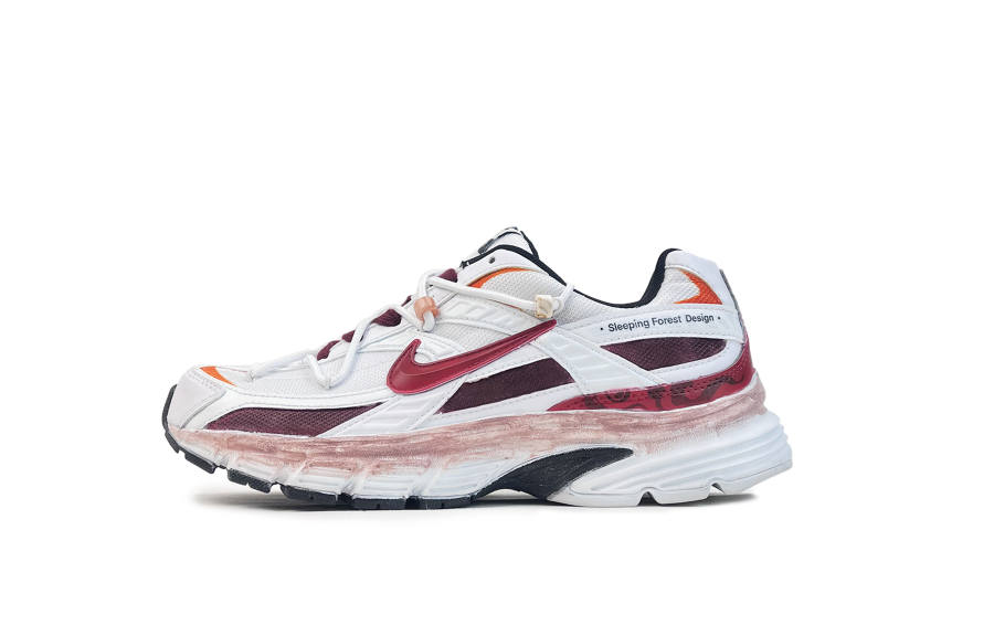 Nike Nike Initiator Abrasion Resistant Slip Resistant Low top City Commuting Running Shoes Men's Volcano Red