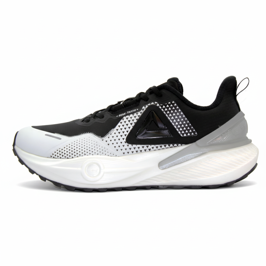 PEAK Taichi 8.0 Fabric Low top Taichi Technology Running Shoes Unisex Black/White