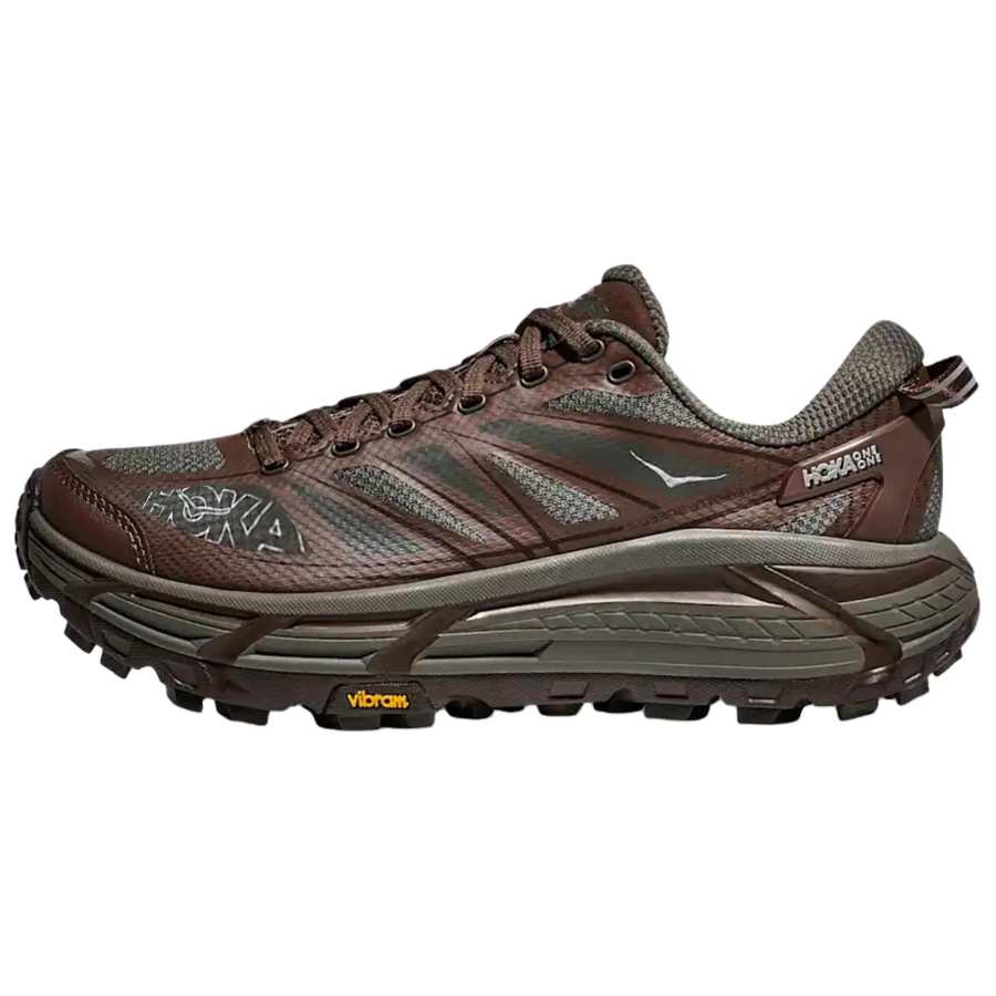 HOKA ONE ONE Mafate Speed 2 Trail Running Shoes Men's And Women's, Same Style Gray Brown
