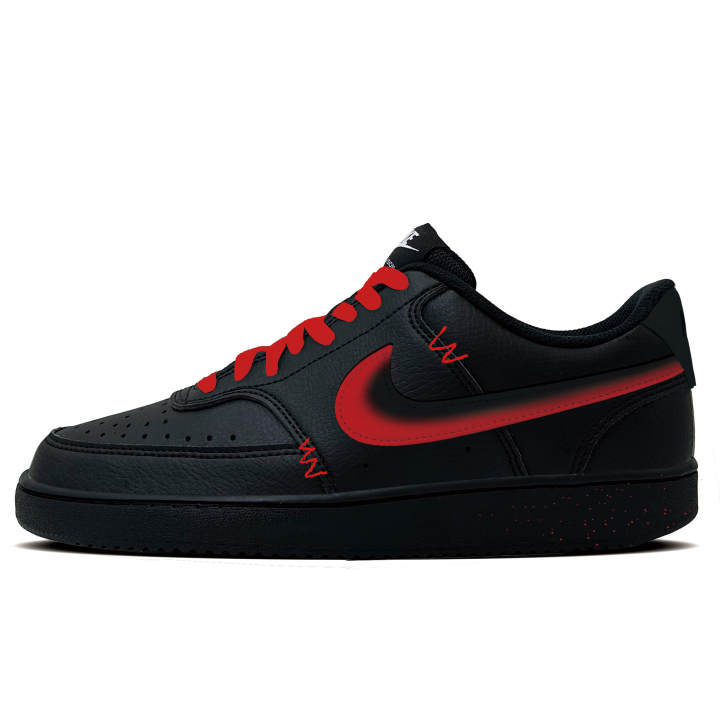 Nike Nike Court Vision 1 Lively Fall Synthetic Leather Abrasion Resistant Abrasion Resistant Low top Skateboard Shoes Men's