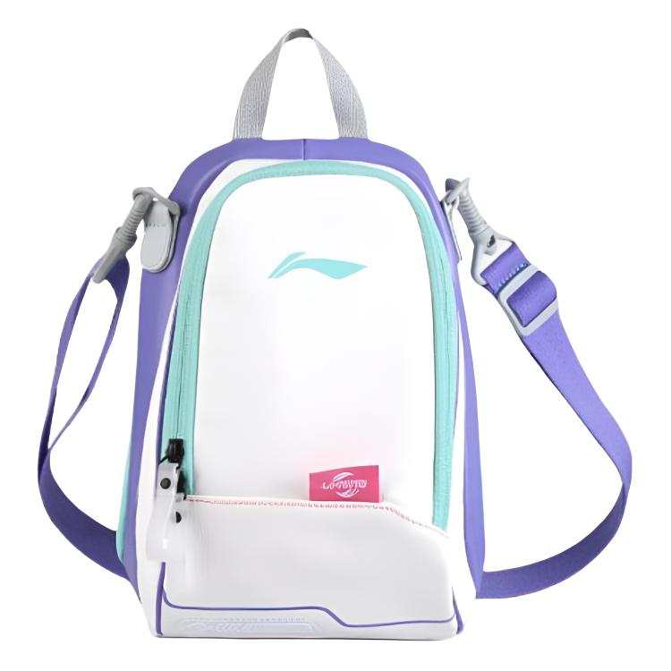 Li-Ning Li Ning Recycled Fiber Shoulder Bag, Crossbody Bag Regular Unisex Light Green White