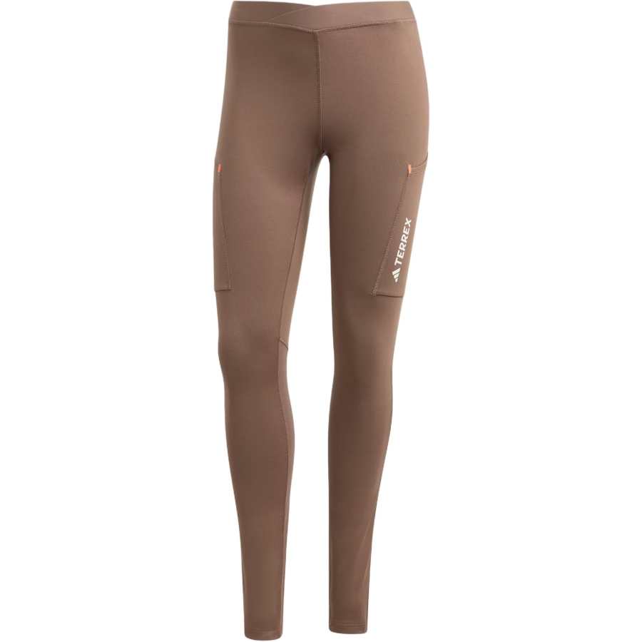Adidas Adidas Terrex Leggings Women's Brown Moderate