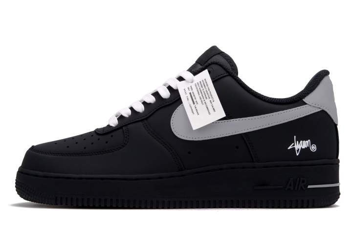 Nike Nike Air Force 1 Vanilla Oreo Low top Skateboard Shoes Unisex Black