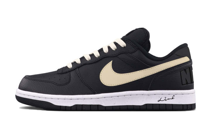 Nike Nike Big Black Cute Labubu Abrasion Resistant Low top Skateboard Shoes Men's Black