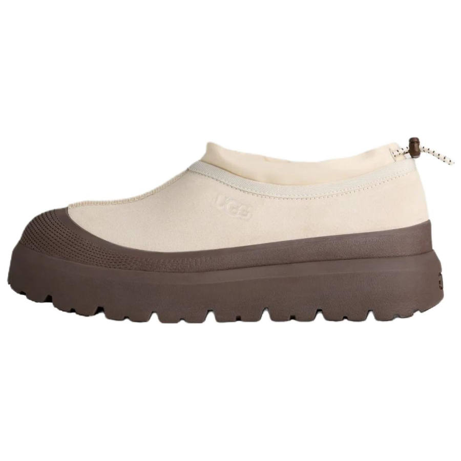UGG Tasman Weather Hybrid Suede Low top Casual Shoes Unisex Beige Umber