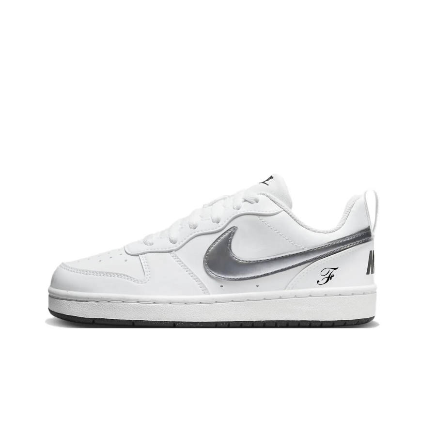 Nike Nike Court Borough Etch Abrasion Resistant Abrasion Resistant Low top Skateboard Shoes Women's White