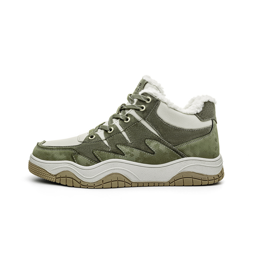 JEEP SPIRIT Thickened And Fleece Lined, Versatile Casual Cold Resistant Thick Cotton Shoes