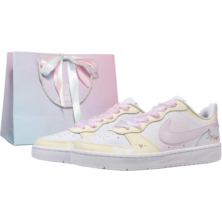 Nike Nike Court Borough 2026 Edition, Versatile And Adorable Leather Slip Resistant Cushioning Abrasion Resistant Low top