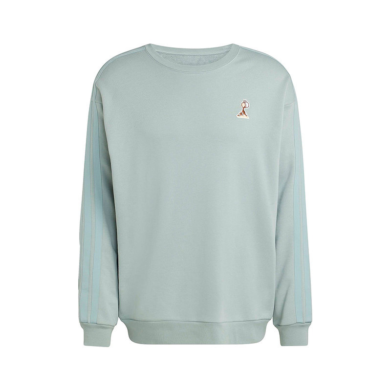 Adidas Adidas Sweatshirts Men's Light Blue Crew Neck Moderate