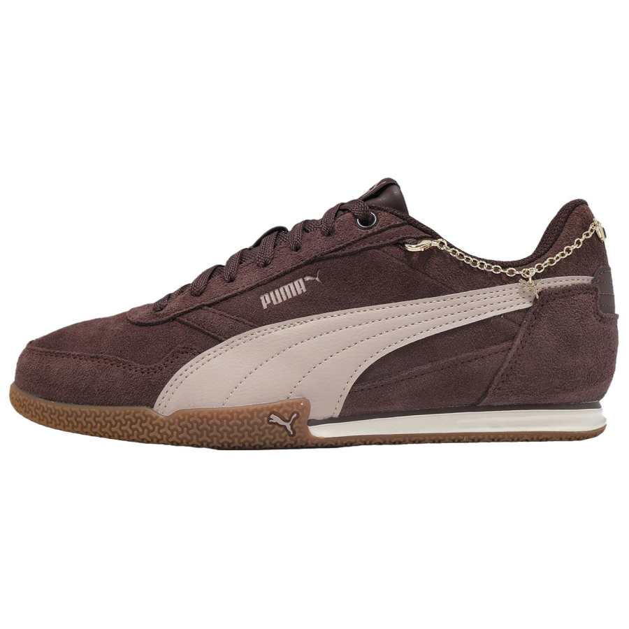 PUMA BELLA DONNA Abrasion Resistant Support Abrasion Resistant Support Low top Casual Shoes Women's Brown Pink