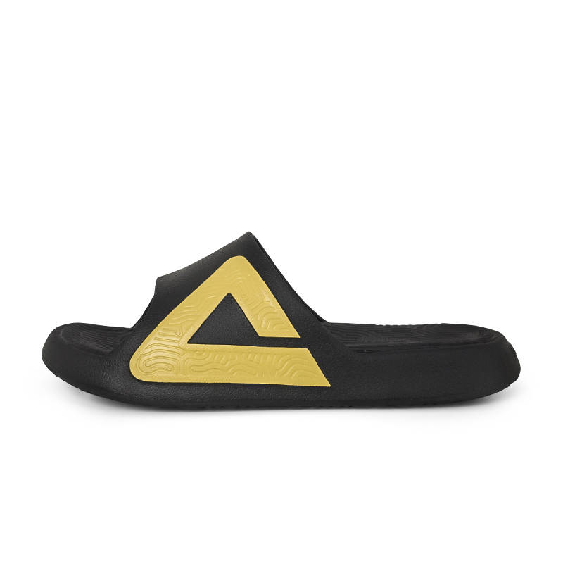 PEAK PEAK Slide Slipper Unisex Black Light Yellow