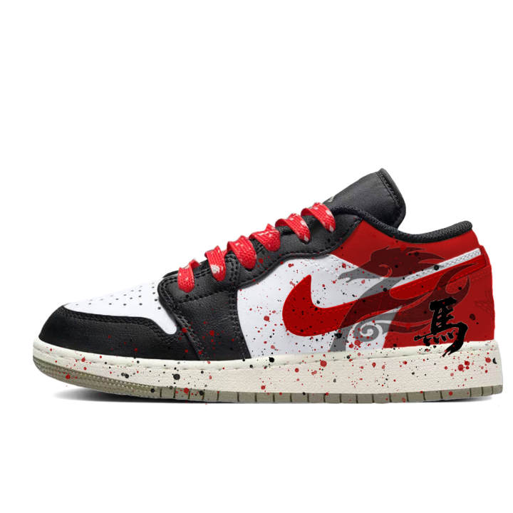 Jordan Jordan Air Jordan 1 Dawn Synthetic Leather, Leather Slip Resistant Abrasion Resistant Low top