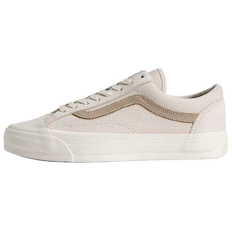Vans Premium Old Skool Low top Skateboard Shoes Unisex Oats Beige
