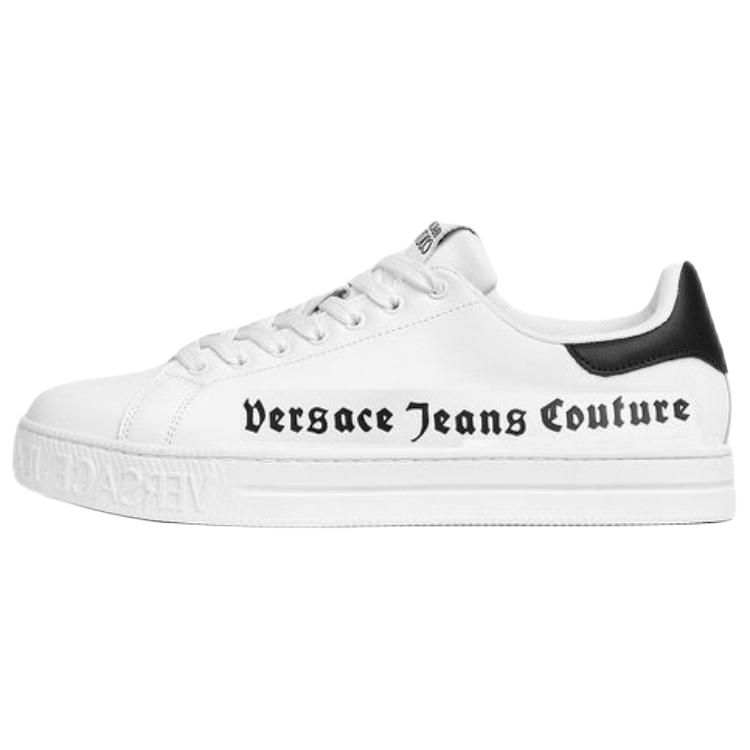 VERSACE JEANS COUTURE Low top Skateboard Shoes Men's White