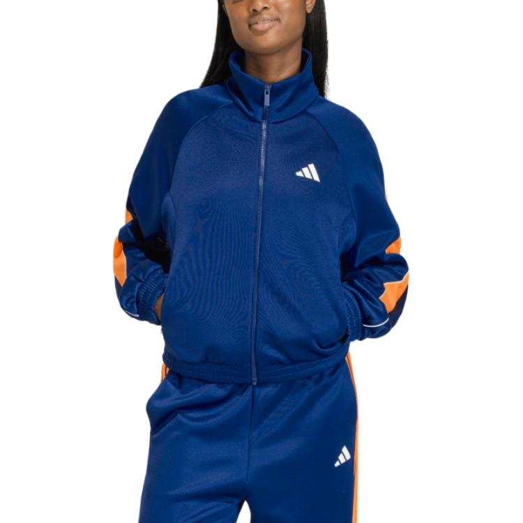 Adidas Adidas Jackets Women's Blue Stand Collar Moderate Other