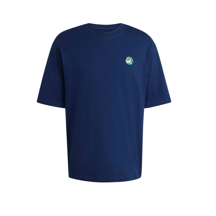 Adidas Adidas T Shirts Men's Dark Blue Crew Neck