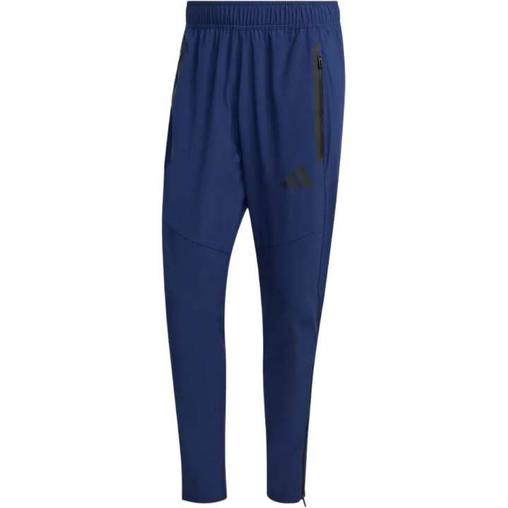 Adidas Adidas Casual Pants Men's Blue Moderate Tapered Pants