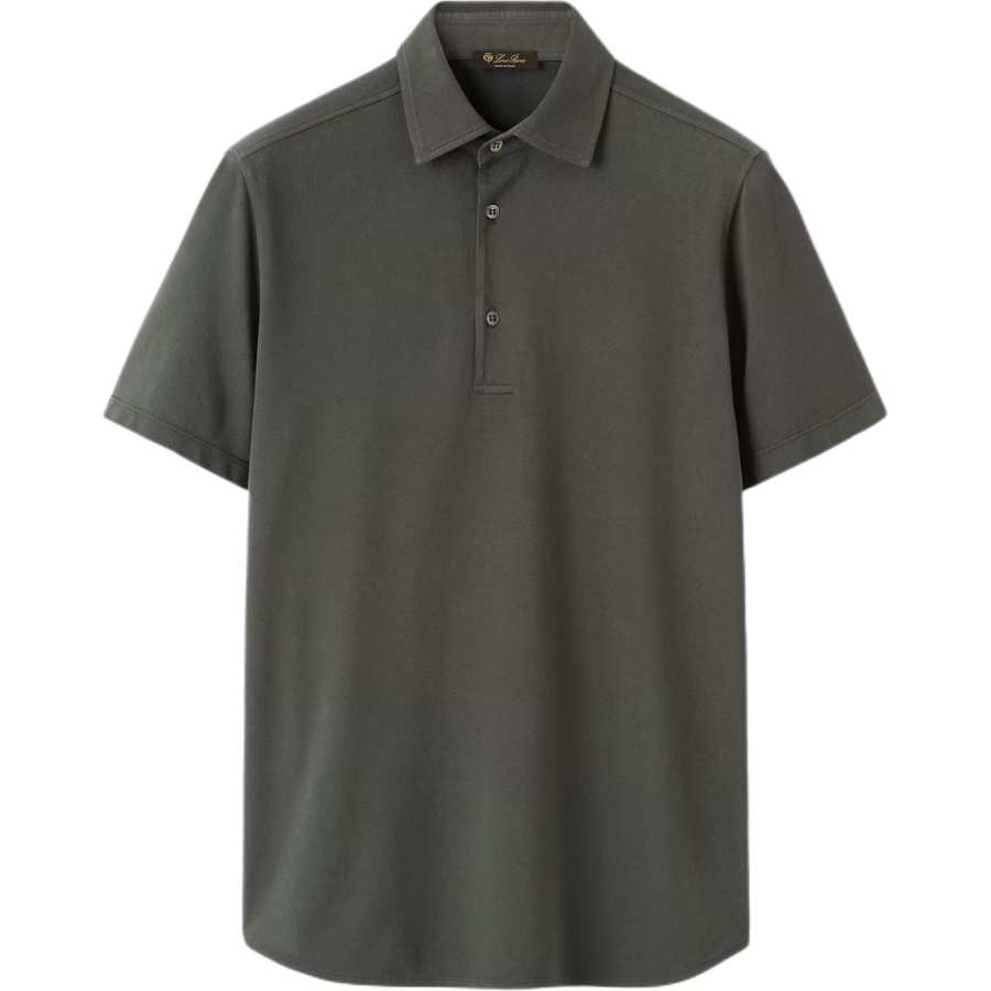 Loro Piana Polo Shirt Men's Green Algae
