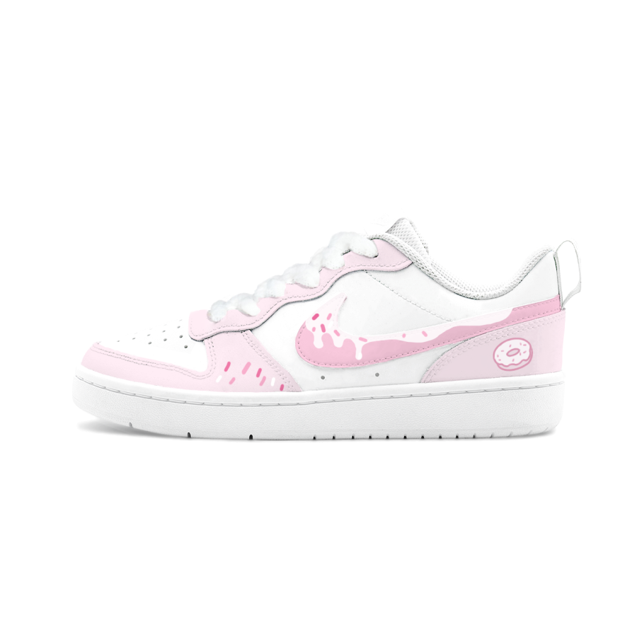 Nike Nike Court Borough 2 Big Fish Manufacturing, Butter Sweet Low top Skateboard Shoes Pink Unisex