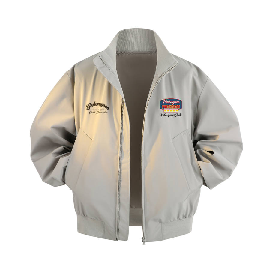 PAL ONGACO Jackets Unisex Stand Collar Moderate Pilot